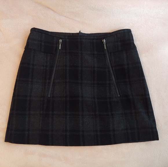 Kenar Dresses & Skirts - Kenar Wool Plaid Mini Skirt